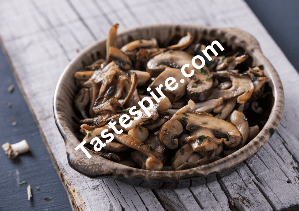 Cleaning Sliced Portobello Mushrooms