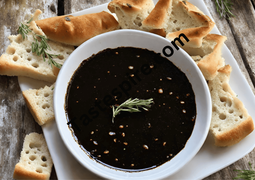 Balsamic Dipping Sauce with Focaccia