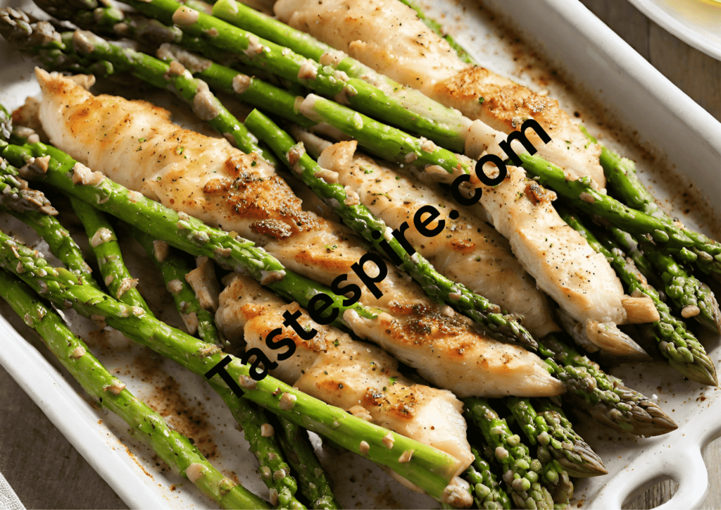 Oven-Roasted Asparagus with Marry Me Chicken