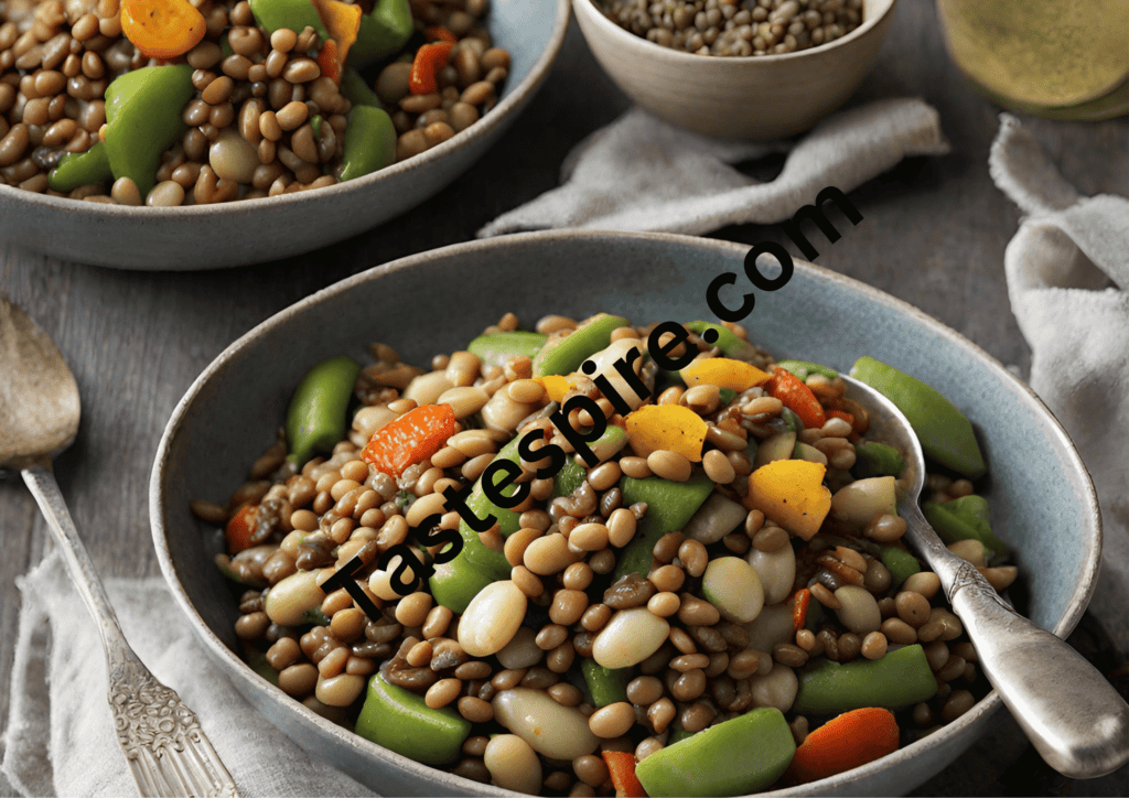 Lentil and Vegetable Stir-Fry with Lima Beans