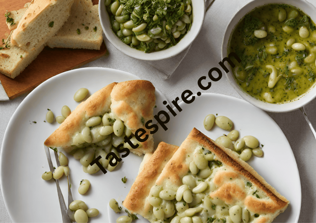 Herbed Focaccia Bread with Lima Beans