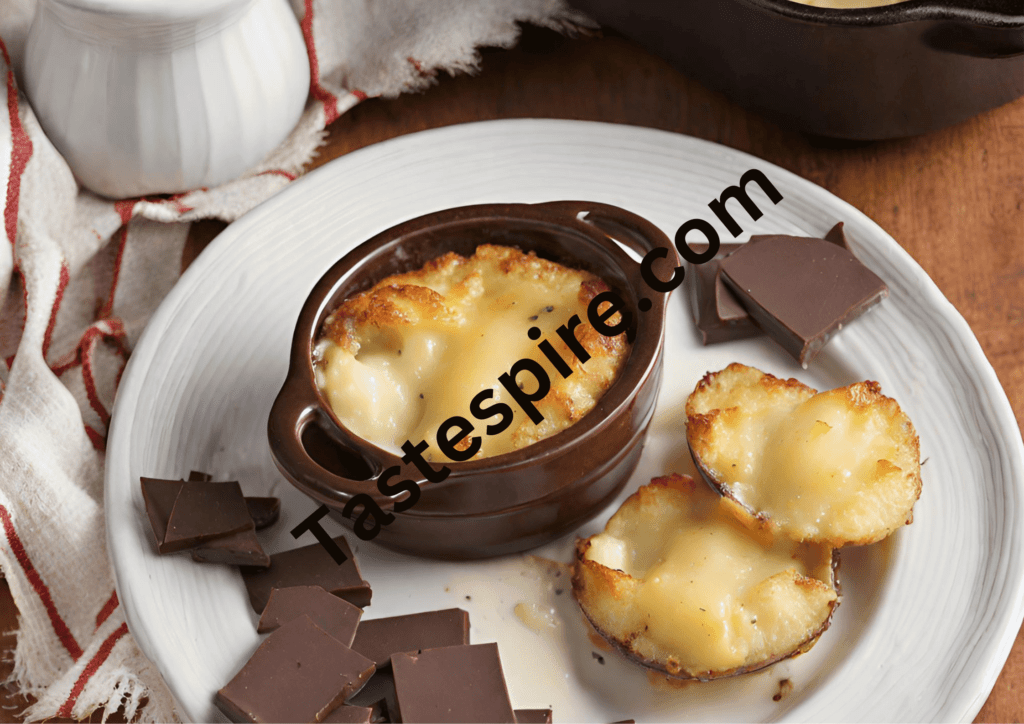 Chocolate Fondue With Au Gratin Potatoes