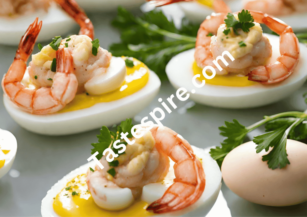 Shrimp Cocktail With Deviled Eggs