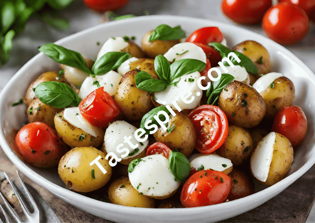 Caprese Salad with Baby Potatoes